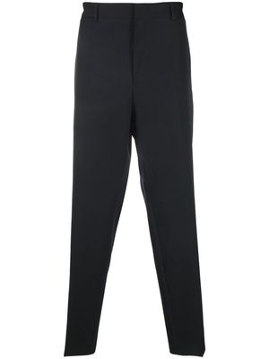 Jil Sander slim-cut elasticated-waistband trousers - Blue