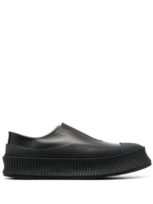 Jil Sander slip-on leather sneakers - Black