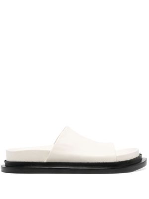 Jil Sander slip-on open-toe sandals - White