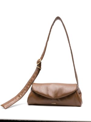 Jil Sander small Cannolo padded shoulder bag - Brown