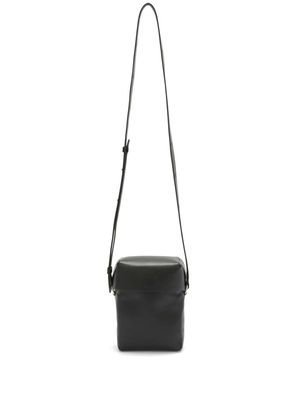 Jil Sander small leather crossbody bag - Black