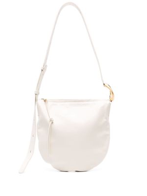 Jil Sander small Moon leather shoulder bag - Neutrals