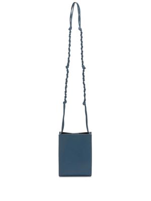 Jil Sander small Tangle leather crossbody bag - 425 BLUE