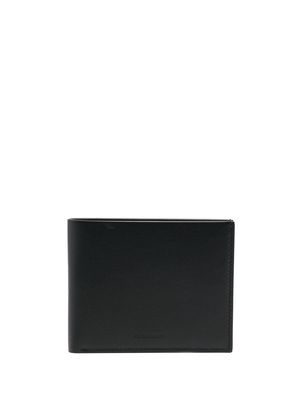 JIL SANDER smooth-texture folding wallet - Black
