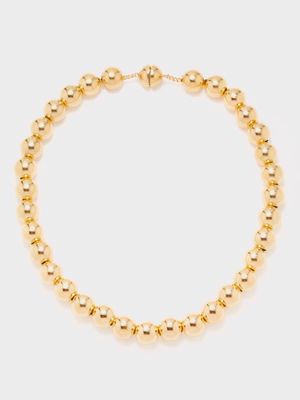 Jil Sander - Sphere Sterling Silver Necklace - Womens - Gold