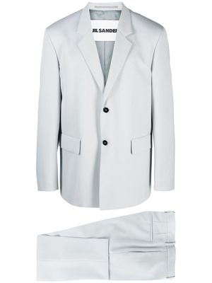 Jil Sander straight-leg single-breasted suit - Grey