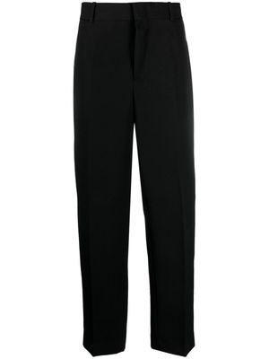Jil Sander straight-leg wool tailored trousers - Black