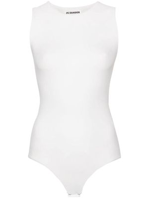 Jil Sander stretch-design bodysuit - White