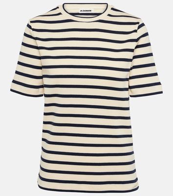 Jil Sander Striped cotton jersey T-shirt