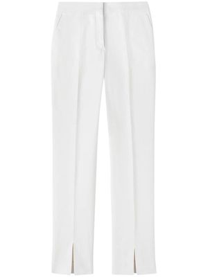 Jil Sander tailored cotton trousers - 100 WHITE