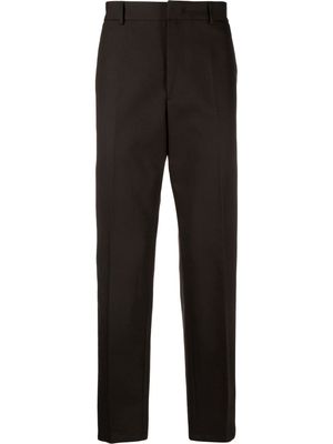 Jil Sander tailored-cut cotton trousers - Black
