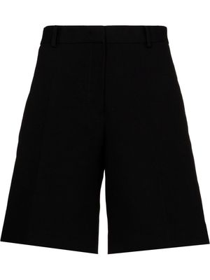 Jil Sander tailored high-waisted shorts - Black