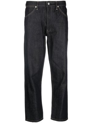 Jil Sander tapered cropped-leg jeans - Blue