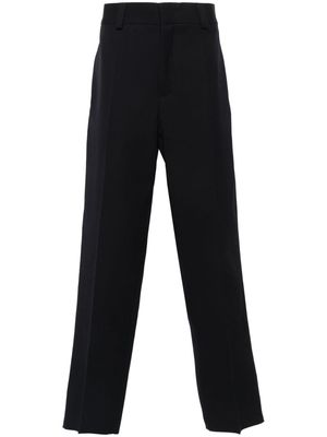 Jil Sander tapered wool trousers - Blue