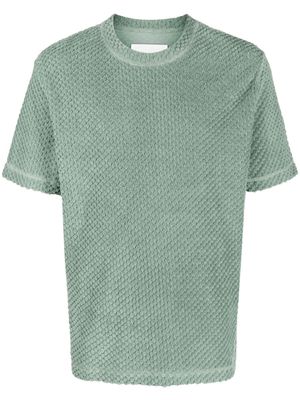Jil Sander textured drop-shoulder T-shirt - Green