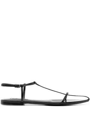 Jil Sander Thong ankle-strap sandals - Black