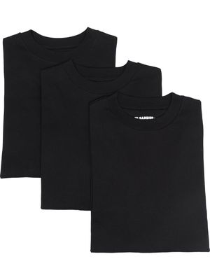 Jil Sander three-pack long-sleeve tops - Black