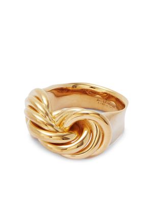 Jil Sander twist-detail handcrafted ring - Gold