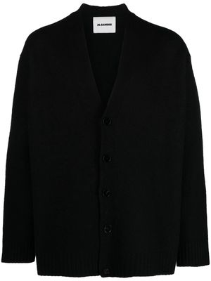 Jil Sander V-neck wool cardigan - Black