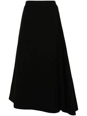 Jil Sander virgin wool midi skirt - Black