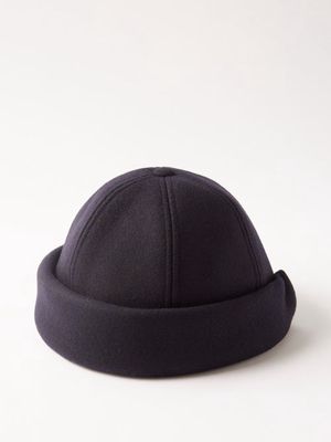 Jil Sander - Wool-felt Beanie Hat - Mens - Dark Blue