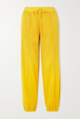 Jil Sander - Wool-gabardine Tapered Track Pants - Yellow