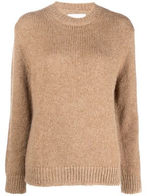 Jil Sander wool knit jumper - Brown