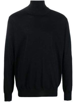Jil Sander wool roll-neck jumper - Black