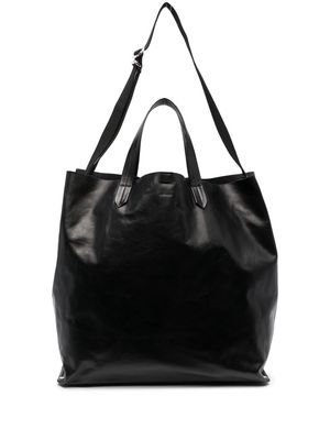 Jil Sander wrinkled-effect tote bag - Black