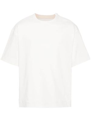 Jil Sander zip-embellished cotton T-shirt - White