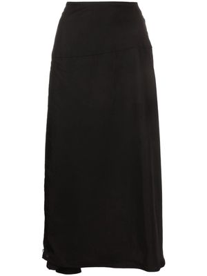 Jil Sander zip-embellished midi skirt - Black
