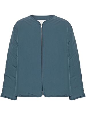 Jil Sander zip-up down jacket - Blue
