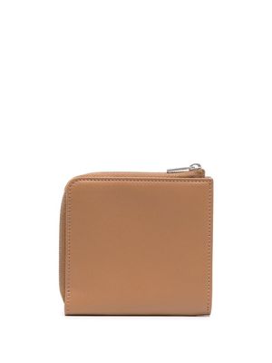Jil Sander zipped cardholder wallet - Brown