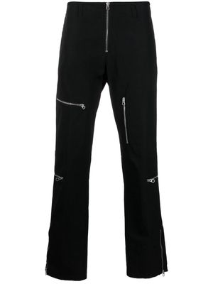 Jil Sander zipped pockets straight-leg trousers - Black