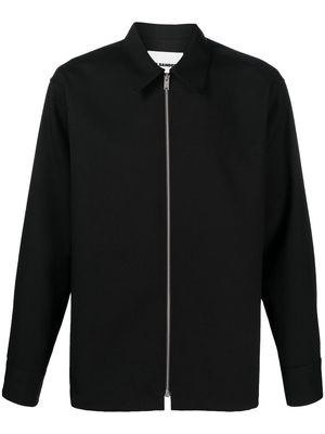 Jil Sander zipped-up fastening shirt - Black