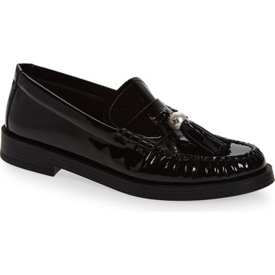 Jimmy Choo Addie Tassel Loafer in Black at Nordstrom, Size 6Us