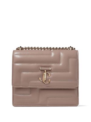 Jimmy Choo Avenue Quad quilted shoulder bag - Neutrals