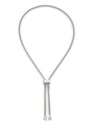 Jimmy Choo Bon Bon pearl-detail necklace - Silver