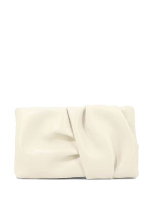 Jimmy Choo Bonny clutch nappa leather shoulder bag - White