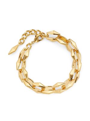 Jimmy Choo Diamond chain-link bracelet - Gold