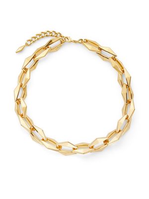 Jimmy Choo Diamond chain-link necklace - Gold