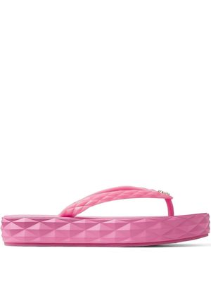 Jimmy Choo Diamond flip flops - Pink