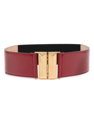 Jimmy Choo Diamond leather belt - Red