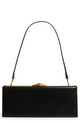 Jimmy Choo Diamond Leather Cocktail Clutch in Black/Gold