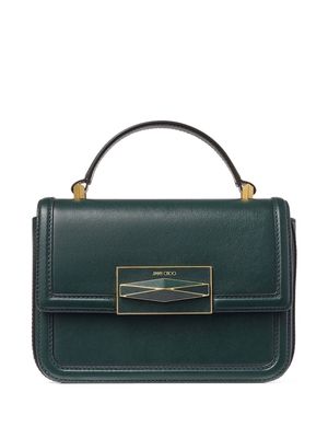 Jimmy Choo Diamond leather top-handle bag - Green