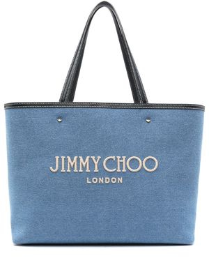 Jimmy Choo Marlis denim tote bag - Blue