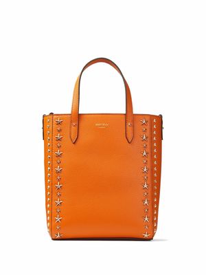 Jimmy Choo Pegasi leather tote bag - Orange