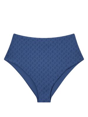 Jimmy Choo Suma monogram bikini set - Blue