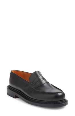 JM WESTON Triple Sole 180 Penny Loafer in Black