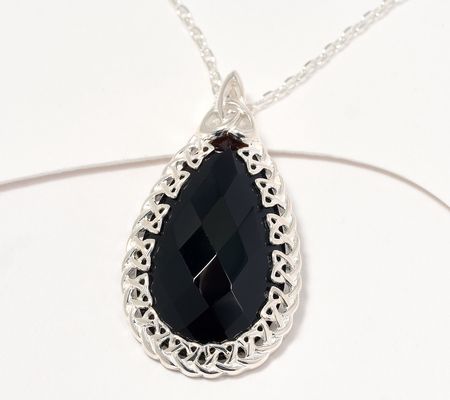 JMH Jewellery Sterling Silver and Gemstone Pendant